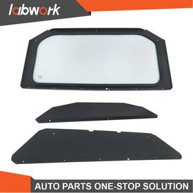 Tl33323q Labwork Full Glass Windshield Black Without Wiper For Can Am Maverick X3 2017-up