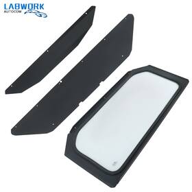 La1899411cm Labworkauto Full Glass Windshield Black Without Wiper For Can Am Maverick X3 2017-up Us