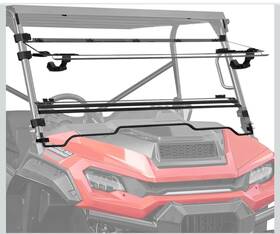 X004q1gyh3 Litmiracle 3-in-1 Flip Up Windshield For Honda Pioneer 1000-3/5/6 2016-2025