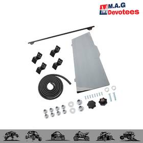Mag28743es M.a.g-devotees Dark Tinted Rear Windshield For Polaris Ranger Xp 1000/crew 17-23 900 13-19