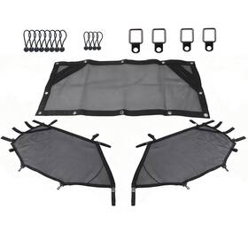 Masion 760124790323 For Atv/utv Window Net Rear Roll Cage Mesh Guard Right Left Black Masion 760124790323 For Atv/utv Window Net Rear Roll Cage Mesh Guard Right Left Black