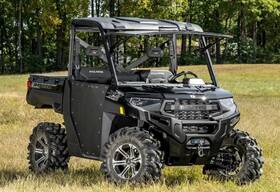 Fgws-p-ran1k-w Maxdrive Polaris Ranger Xp 1000 Power Flip Glass Windshield