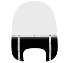 Mem6401 Memphis Shades Fats Windshields For Fatboy Black