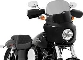 2350-0449 Memphis Shades Road Warrior Fairing Windshield Black Smoke