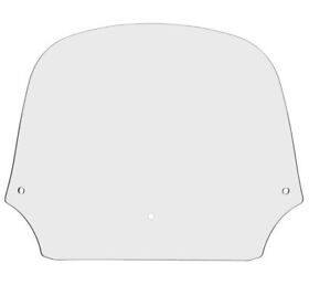 Mep8530 Memphis Shades Batwing Windshields 12 Clear