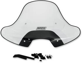 Lema100-0018 Moose Clear Atv Windshield Quick Release With Headlight Cutout