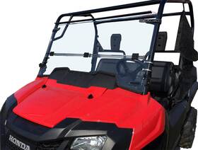 Lema100-003 Moose Offroad Full Folding Windshield - Fits Pioneer