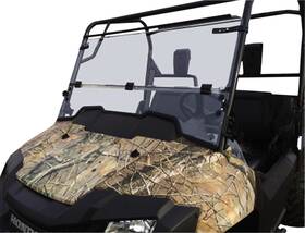 Lema100-0032 Moose Offroad Full Folding Windshield - Wolverine