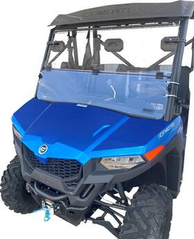100-0052 Moose Racing Full Folding Utv Windshield Clear #276715 Cfmoto Cforce 600