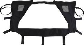 231834 Moose Racing Rear Windscreen Black/clear Polaris Rzr Pro Xp 2020-2021