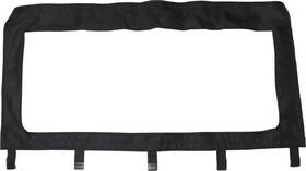 231836 Moose Racing Rear Windscreen Black/clear Polaris Ranger 570 Mid-size 2017-2018