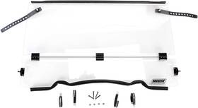 2424-m523426-utv Moose Utility Full Folding Windshield For 2014 Polaris Rzr Xp 1000 Eps Le Utv