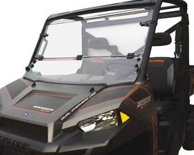 Moose Utility 2565-m649708-utv Full Folding Windshield For 2016-2018 Polaris Ranger Crew Diesel Utv