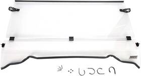 5872-m440322-utv Moose Utility Full Folding Windshield For 2008 Polaris Ranger Mvrs 800 6x6 Utv