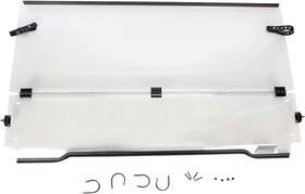 7951-m336480-utv Moose Utility Full Folding Windshield For 2014-2022 Kawasaki Kaf620 Mule 4010 Trans 4x4