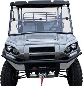 V000276-12200m Moose Utility - Full Folding Windshield Deluxe Mule Kawasak