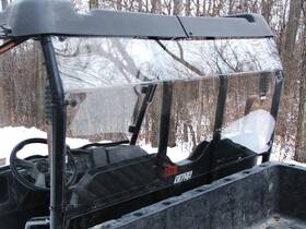 V000046-12200m Moose Offroad Rear Back Panel Clear For Pol. Ranger 800/500 Mid-size Efi