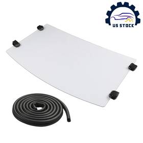 1725fx-mo Motor1819 Front Window Vented Full Windshield For Polaris Ranger Xp 1000 2017-2025/ 900