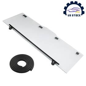 1725rx-mo Motor1819 Rear Sliding Windshield Window For Polaris Ranger Xp 1000 Crew 2013-2025