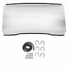 Mulefxtws1101gp Direction Full Fixed Windshield Kawasaki Mule
