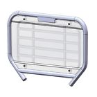 Mulesxws1003 Direction Rear Windshield Hard Window Kawasaki Mule Sx Se Xc