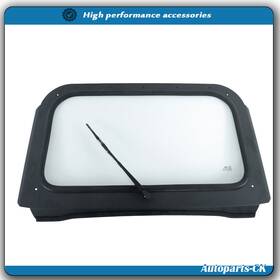 Ack2732404 Munirater Black Full Glass Windshield With Wipers For Polaris Rzr 570 800 Xp 900 2008-2014