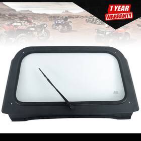 Tur733084i Munirater For Polaris Rzr 570 800 Xp 900 2008-2014 Black Full Glass Windshield With Wipers