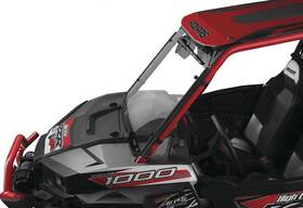 National Cycle 2555-n487688-utv Full Windshields Kit-3d For 2014-2018 Polaris Rzr Xp 4 1000 Eps