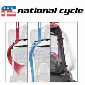 E0bc National Cycle Mn/e0bc Airflares For 2017 Polaris Rzr Xp 1000 Eps Velocity Blue Le - Fa