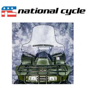 Gqh9 National Cycle Mn/gqh9 Lexan Atv Windshield For 2001-2003 Kawasaki Kef300 Lakota Ry