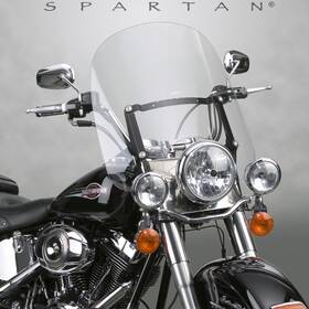 N21200 National Cycle Spartan Windshield Clear Quick Release 18.5 Inch
