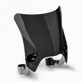 N2833-001 National Cycle Mohawk Windshield Dark Tint Chrome Hardware