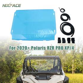Ni-c1084 Nixface Scratch Resistant Full Windshield For Polaris Rzr Pro Xp / 4 2020-2024