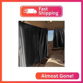 Rx-032-us Nufiwra Set Of 3 Privacy Curtains For Car Suv Van - Includes 1 Rear Seat Divider And 2 S Rx-032-us Nufiwra Set Of 3 Privacy Curtains For Car Suv Van - Includes 1 Rear Seat Divider And 2 S