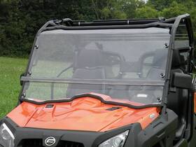 Cfmu80-sm2 Octane Ridge Cfmoto Uforce 500/800 Mr10 Hard Coat Modular 2-pc Front Windshield With Vents