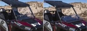 3112-o272802-utv Open Trail Folding Windshield For 2006-2008 Polaris Ranger 4x4 500 Efi Utv