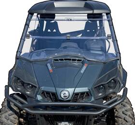 6546-o441670-utv Open Trail Folding Windshield For 2018-2021 Can-am Commander 1000r Xt Utv