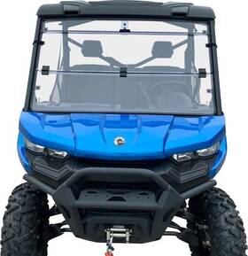 V000268-12200t Open Trail Gen 2 Folding Windshield Clear #v000268-12200t Can-am Defender