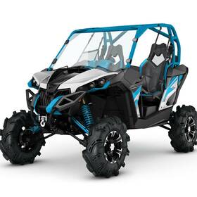 6568 Oumurs Full Windshield Windscreen With 4 Clamps For Can Am Maverick Max 1000r 2013-2018