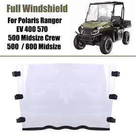 Om-b2730000028p-1 Oumurs For Polaris Full Windshield Windscreen 2010-2014 Ranger Midsize 400 500 570 800