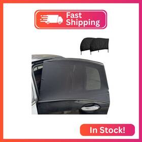 Carwsc-2 Outtdid Car Rear Window Screens For Side Windows 2 Pack Sun Shades Stretchy