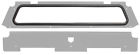 P144w461gg-728 Pro Armor Rear Glass Windshield Solar Grey Polaris Rzr