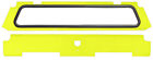 P144w461lsq-630 Pro Armor Rear Glass Windshield Solar Yellow Polaris Rzr