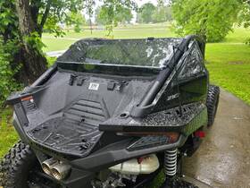 Cfmz10-sbk-tnt Pacific Eagle Powersports Cf Moto Zforce Z10 / Z10-4 1/4 Inch Polycarbonate Rear Windshield With A Dark Tint