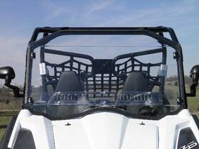 Pep-cfmmz6-sm1 Pacific Eagle Powersports Cf Moto Zforce 600 Mr10 Lexan Windshield With Quick Install Straps And Vents
