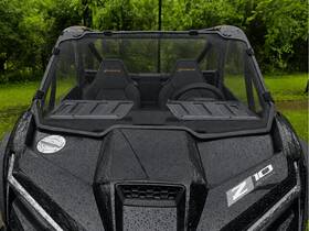 Pep-cfmz10-sb1-clr Pacific Eagle Powersports Cf Moto Zforce Z10 / Z10-4 1/4 Inch Windshield With King Size Vents