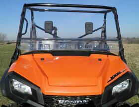 Pep-honp10 Pacific Eagle Powersports Pep-honp10- Honda Pioneer 1000 / 1000-5 Scratch Resistant Mr10 Windshield With Clamps And Vents