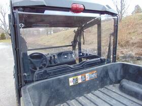 Pep-jdg850-lbv-clr Pacific Eagle Powersports John Deere Gator Rsx 850 And 860 1/4 Inch Lexan Windshield With Loop Clamps Vents