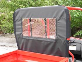 Pep-kaw610-bck Pacific Eagle Powersports Kawasaki Mule 600/610 Soft Back Panel