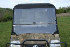 Pep-kub140-lg2-mr1 Pacific Eagle Powersports Kubota Rtv 1140 2pc Scratch Resistant Windshield With Loop Clamps And Dual Vents